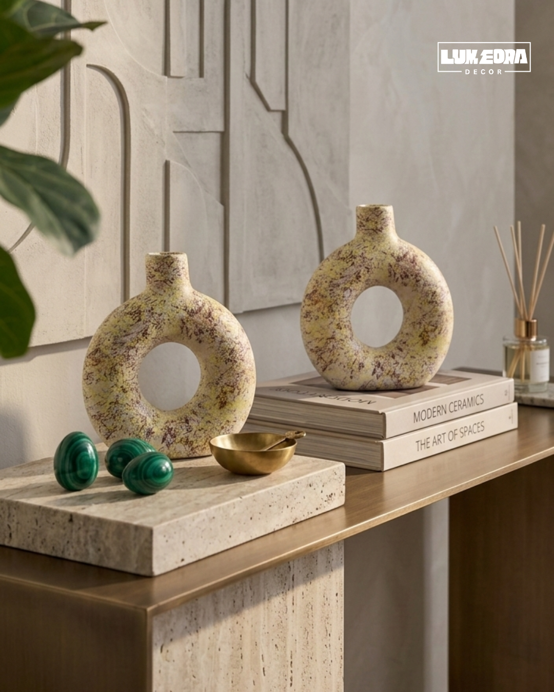 Terra Ring Ceramic Decor Vase