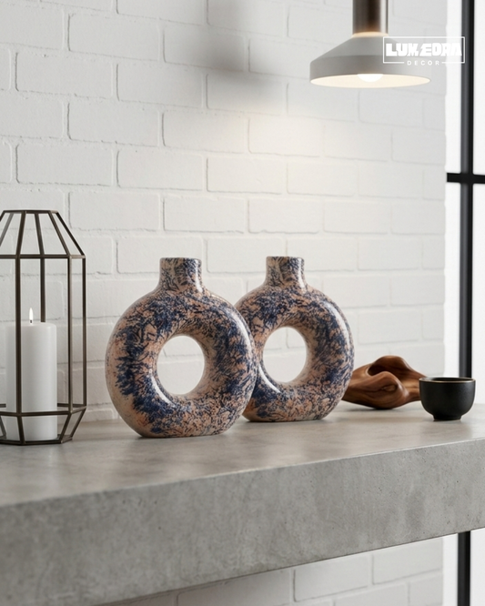 StoneLoop Decorative Vase Set