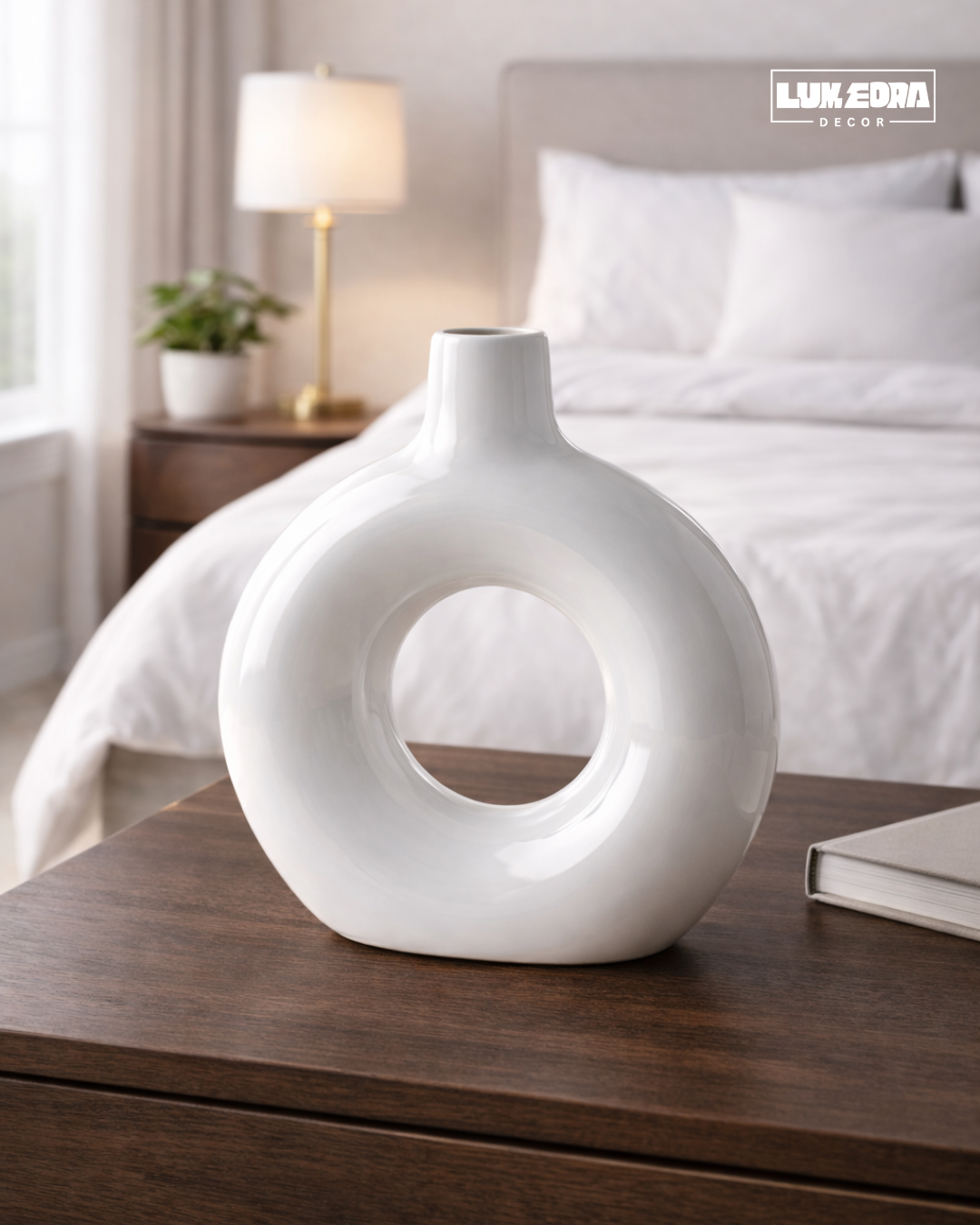 LumiRing Ceramic Vase