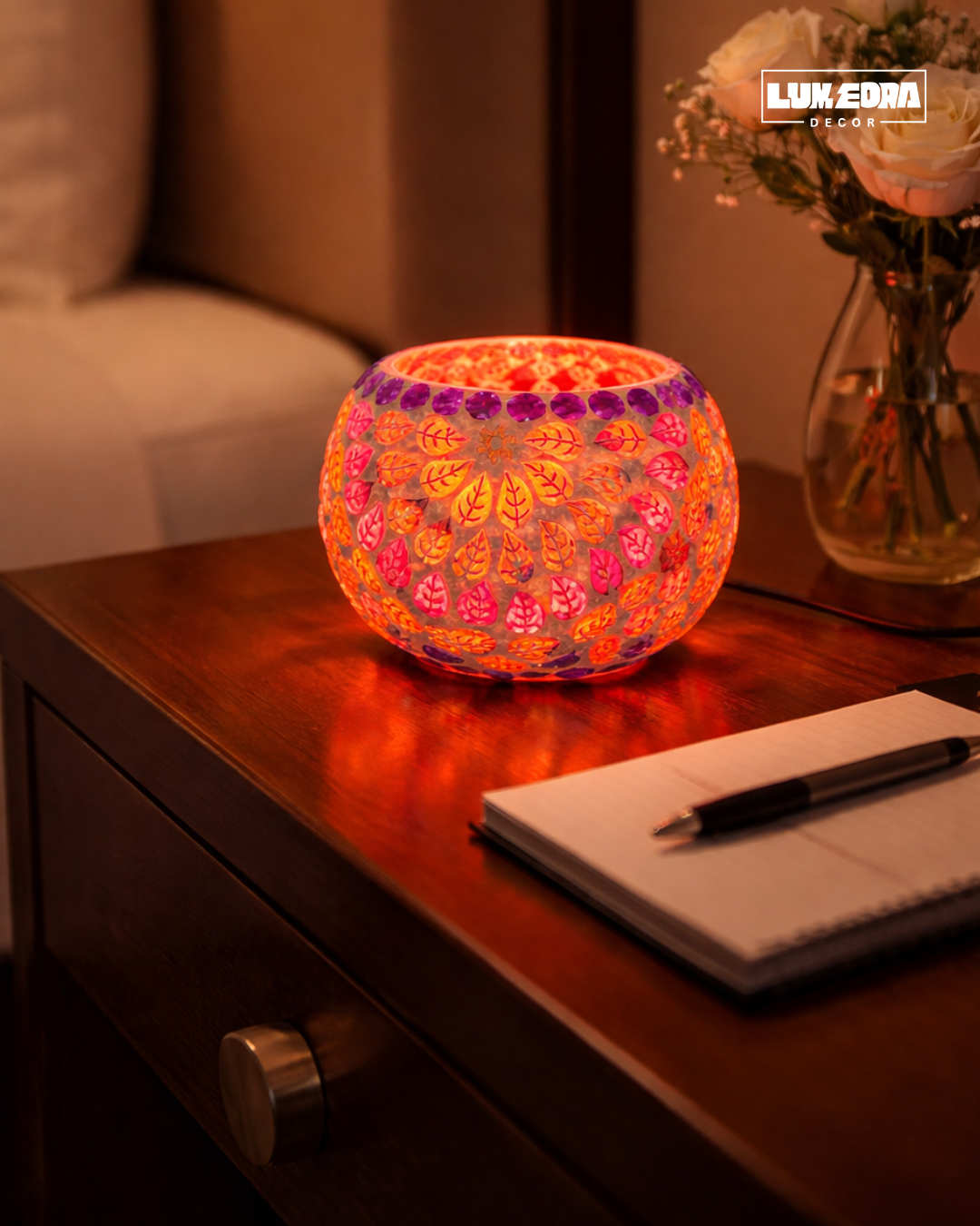 Aurora Mosaic Glow Lamp