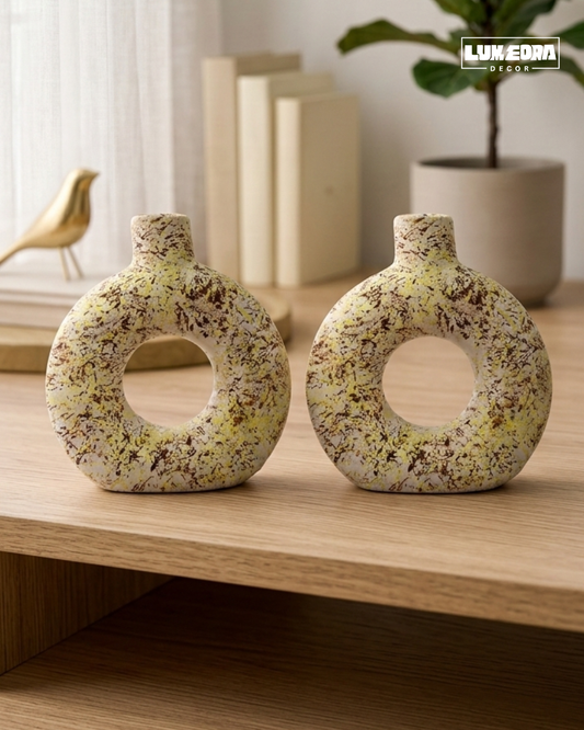 Terra Ring Ceramic Decor Vase