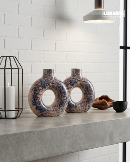 StoneLoop Decorative Vase Set