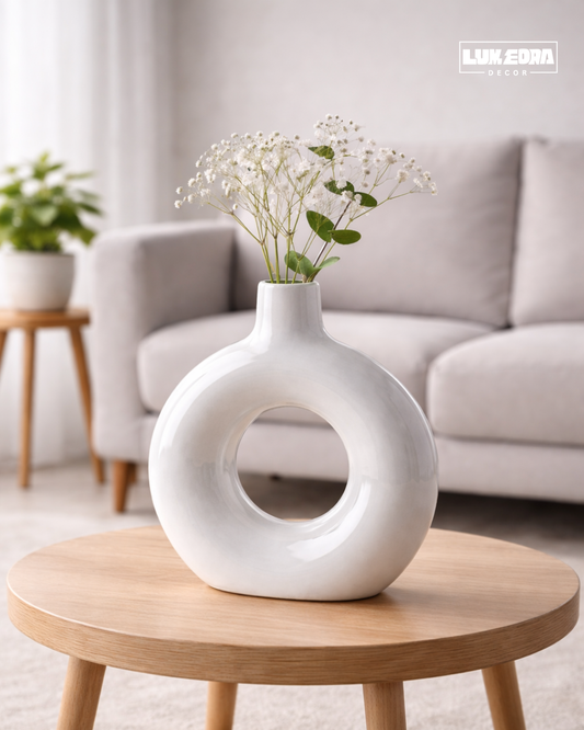 LumiRing Ceramic Vase